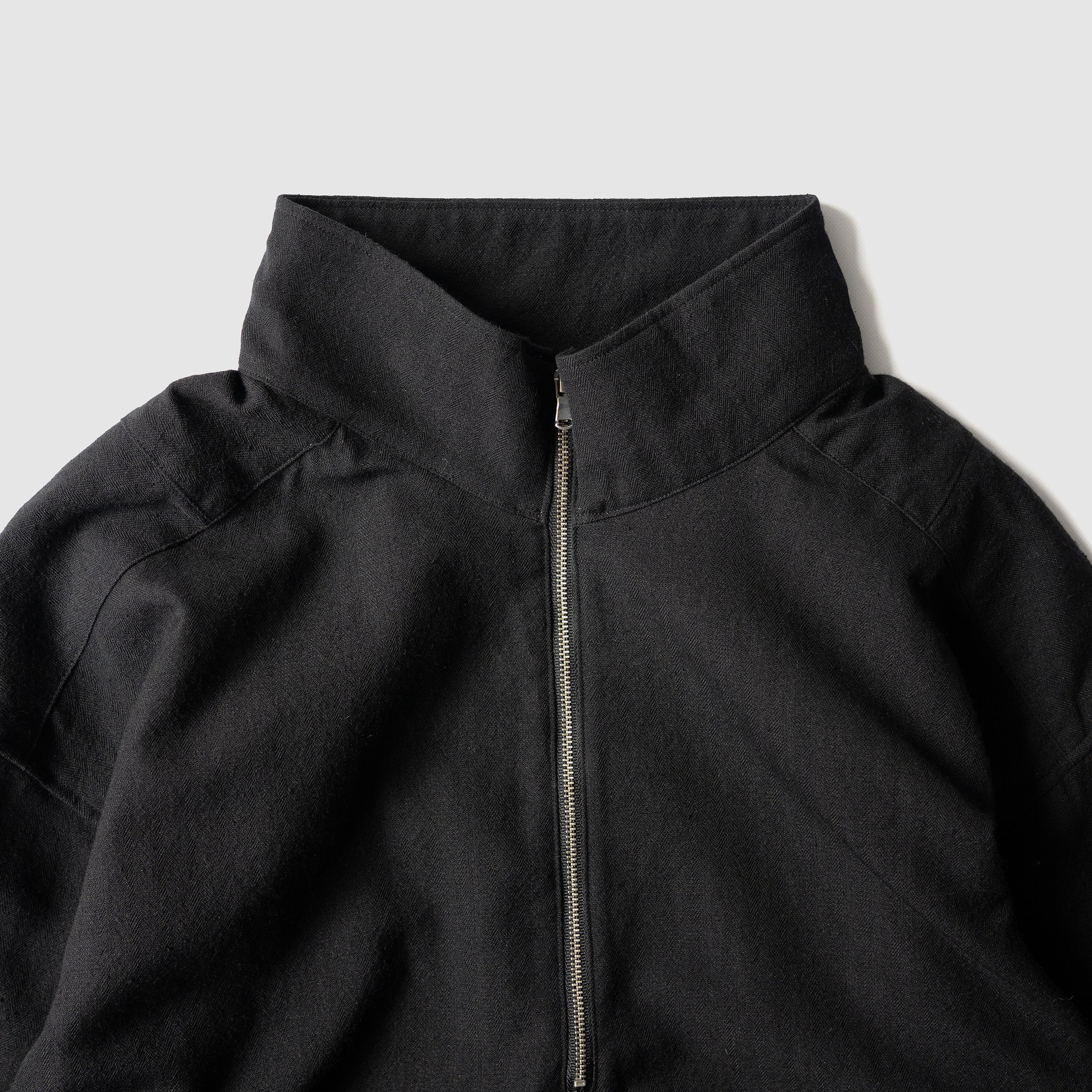 ANCELLM(アンセルム) / WOOL HALF ZIP PULL OVER SHIRT 