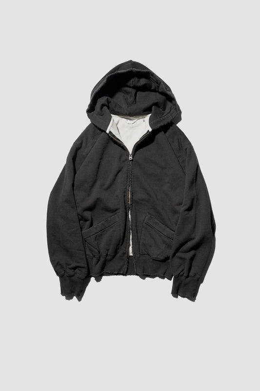 ANCELLM / ZIP UP HOODIE "BLACK"