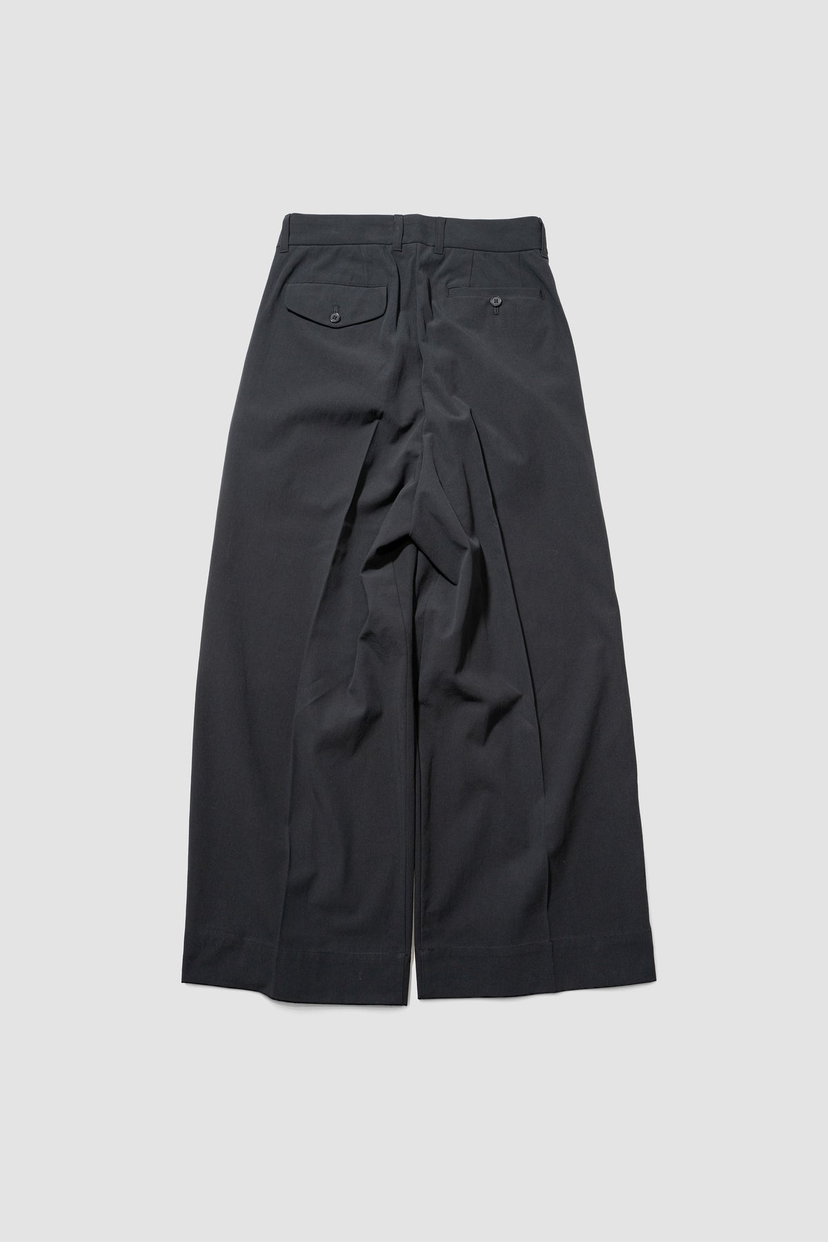 Antwort / COTTON GABARDINE WIDE PANTS "BLACK"