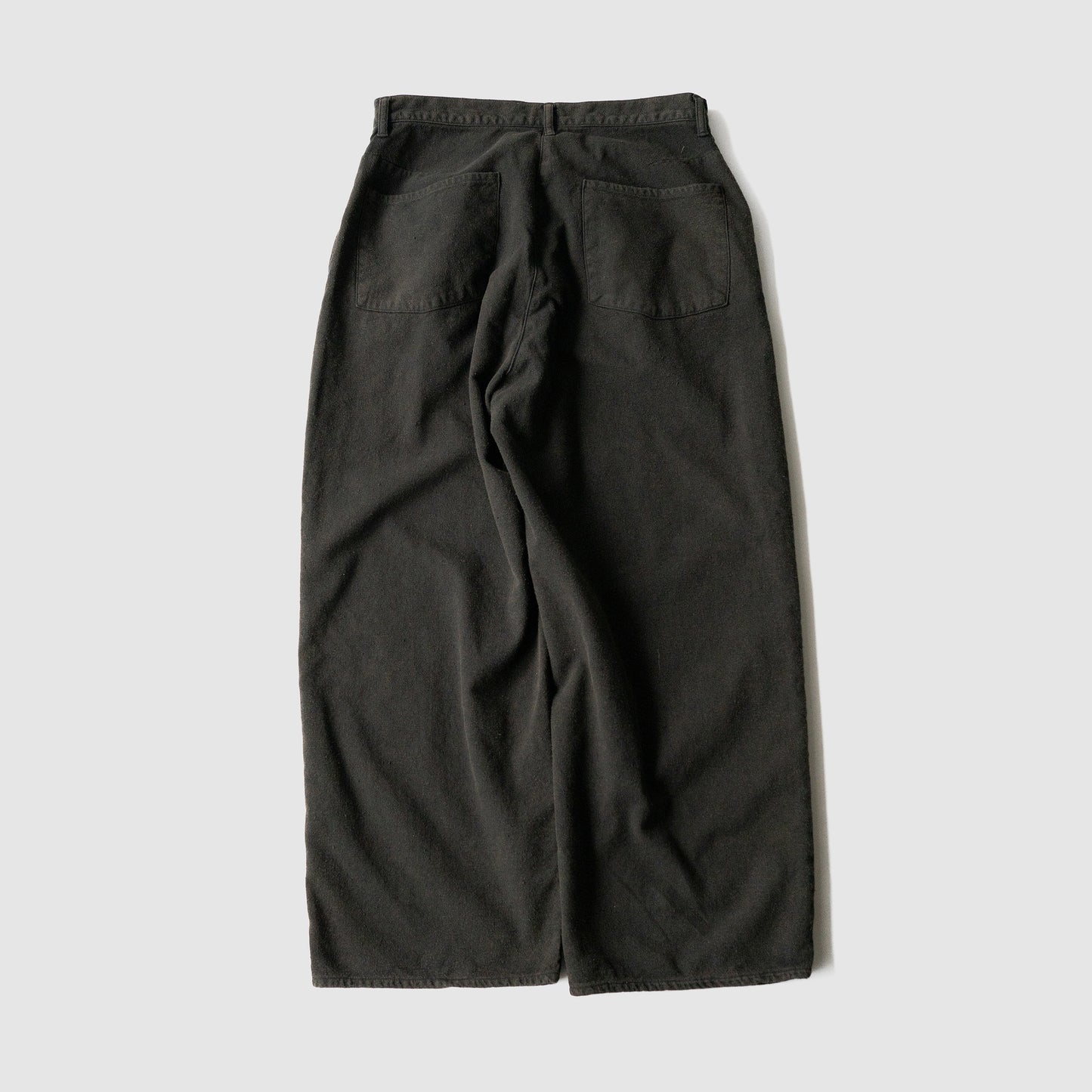 ANCELLM / C/R DUCK DOUBLEKNEE PANTS "BLACK"