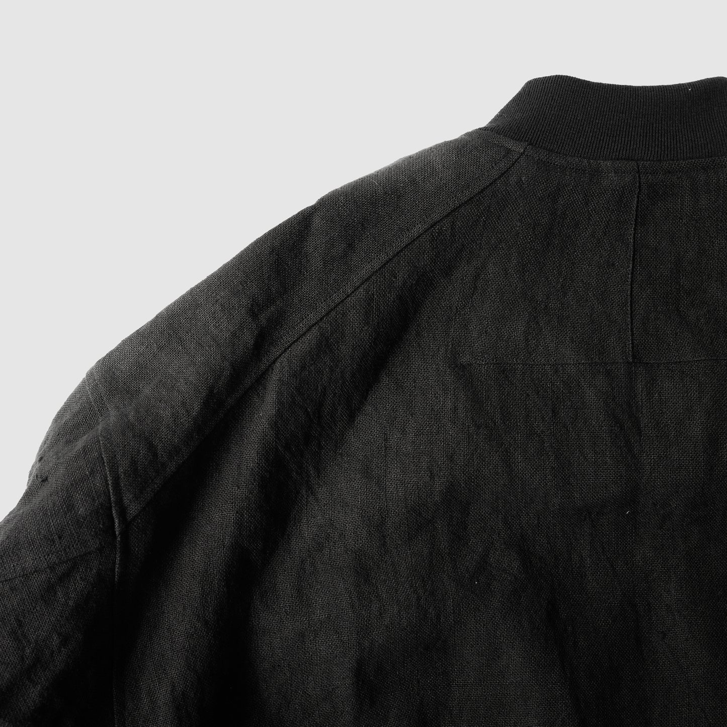 BIBLIOTHERK /  DRAPED MA1 BLOUSON "BLACK"