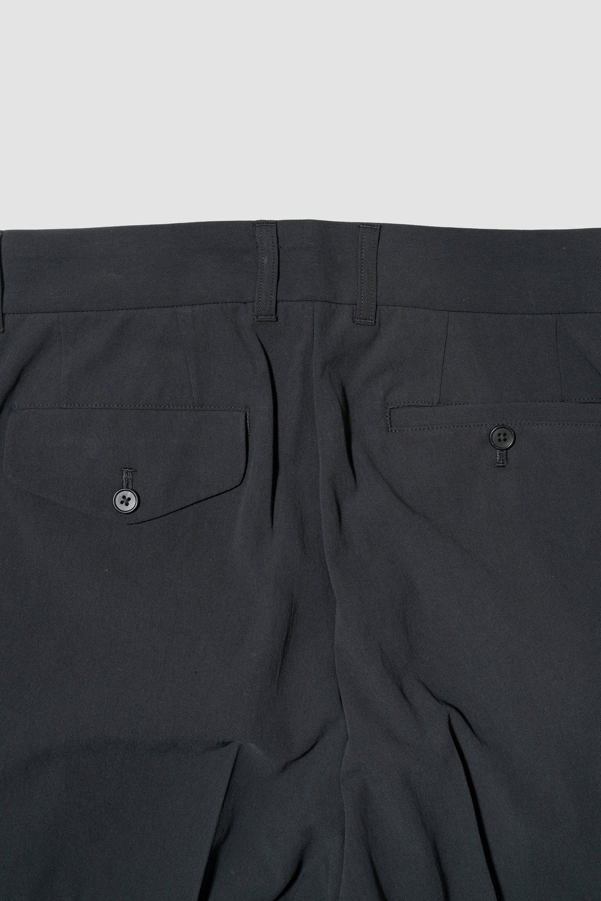 Antwort / COTTON GABARDINE WIDE PANTS "BLACK"
