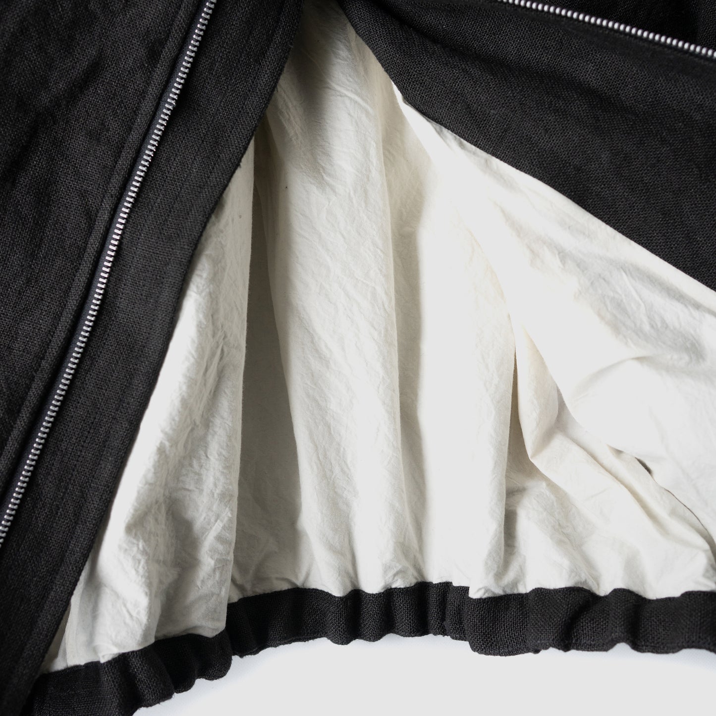 BIBLIOTHERK /  DRAPED MA1 BLOUSON "BLACK"