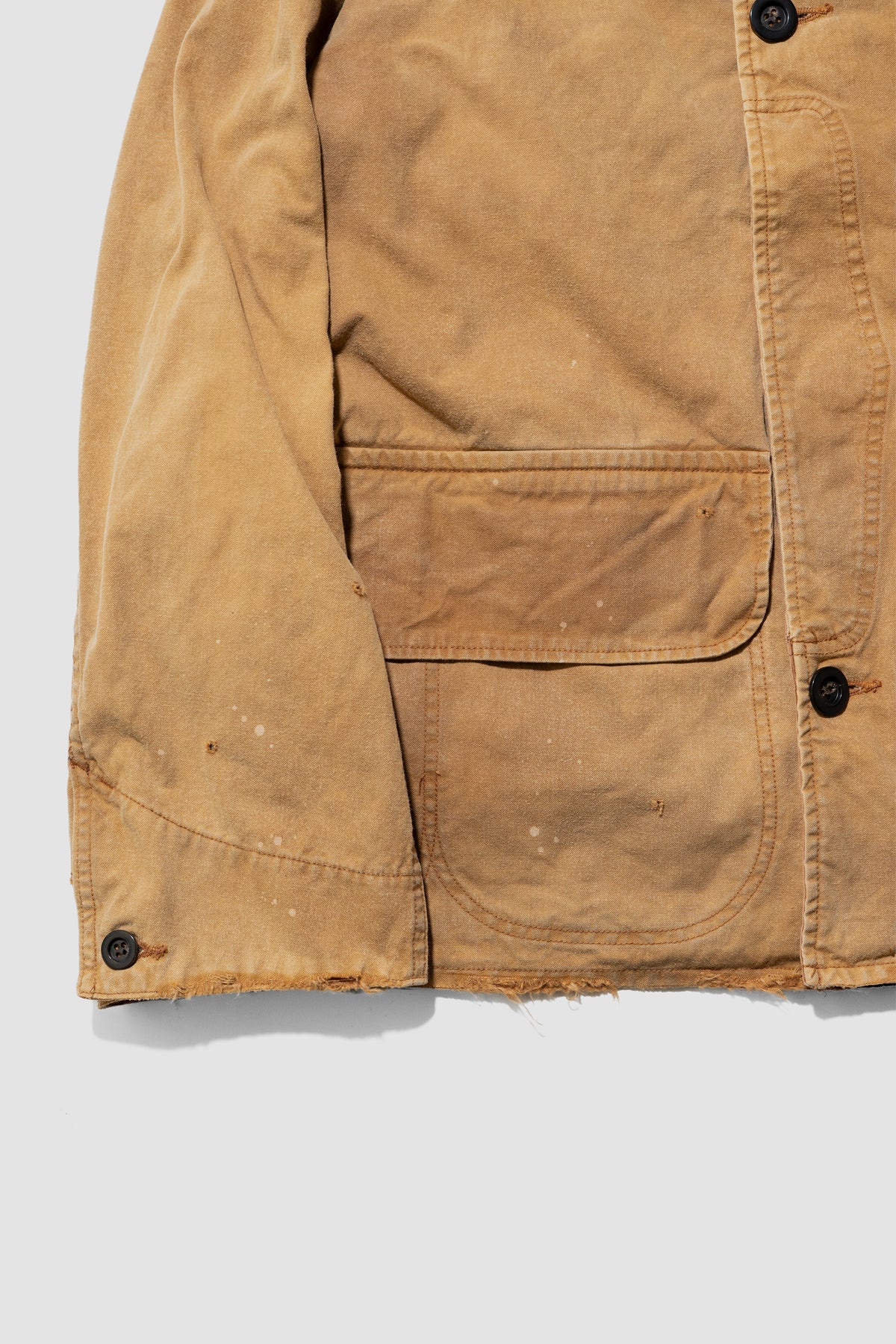 ANCELLM / REVERSIBLE WORK JACKET "CAMEL"