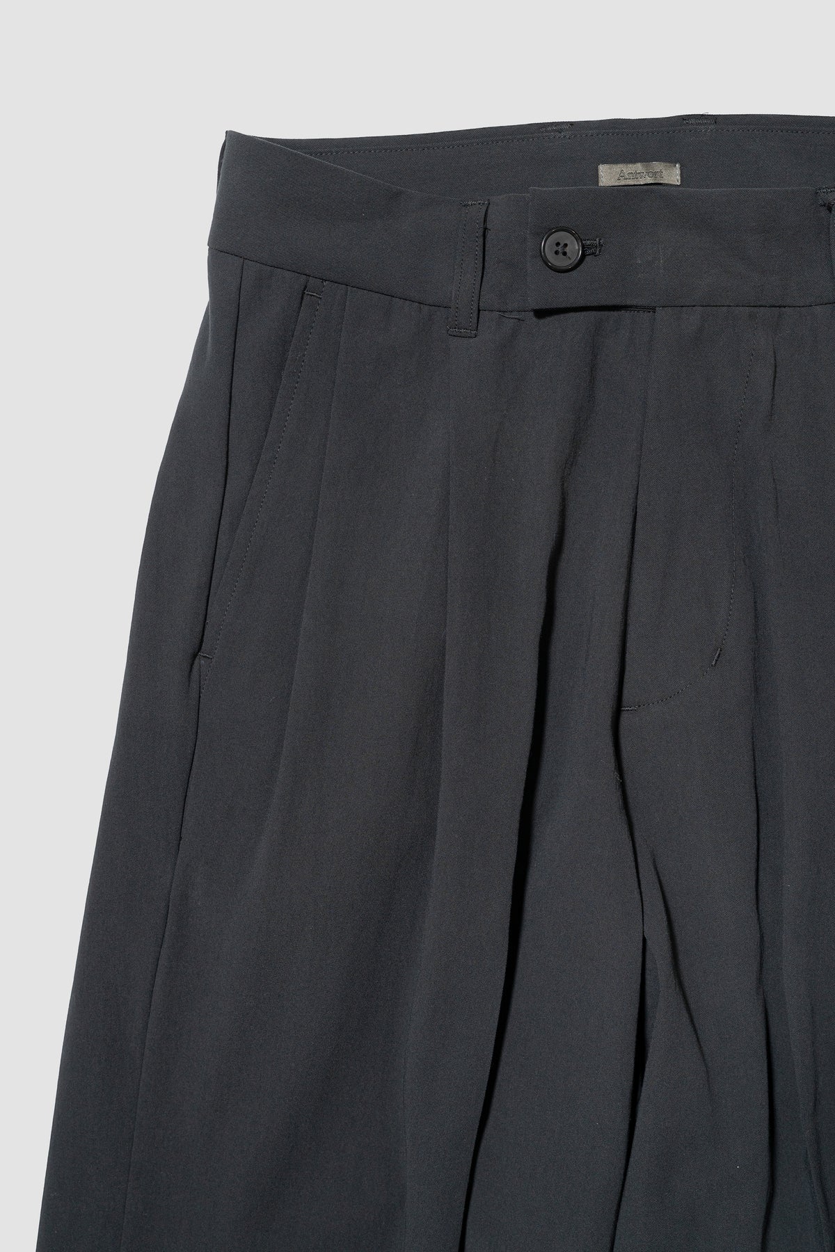 Antwort / COTTON GABARDINE WIDE PANTS "BLACK"