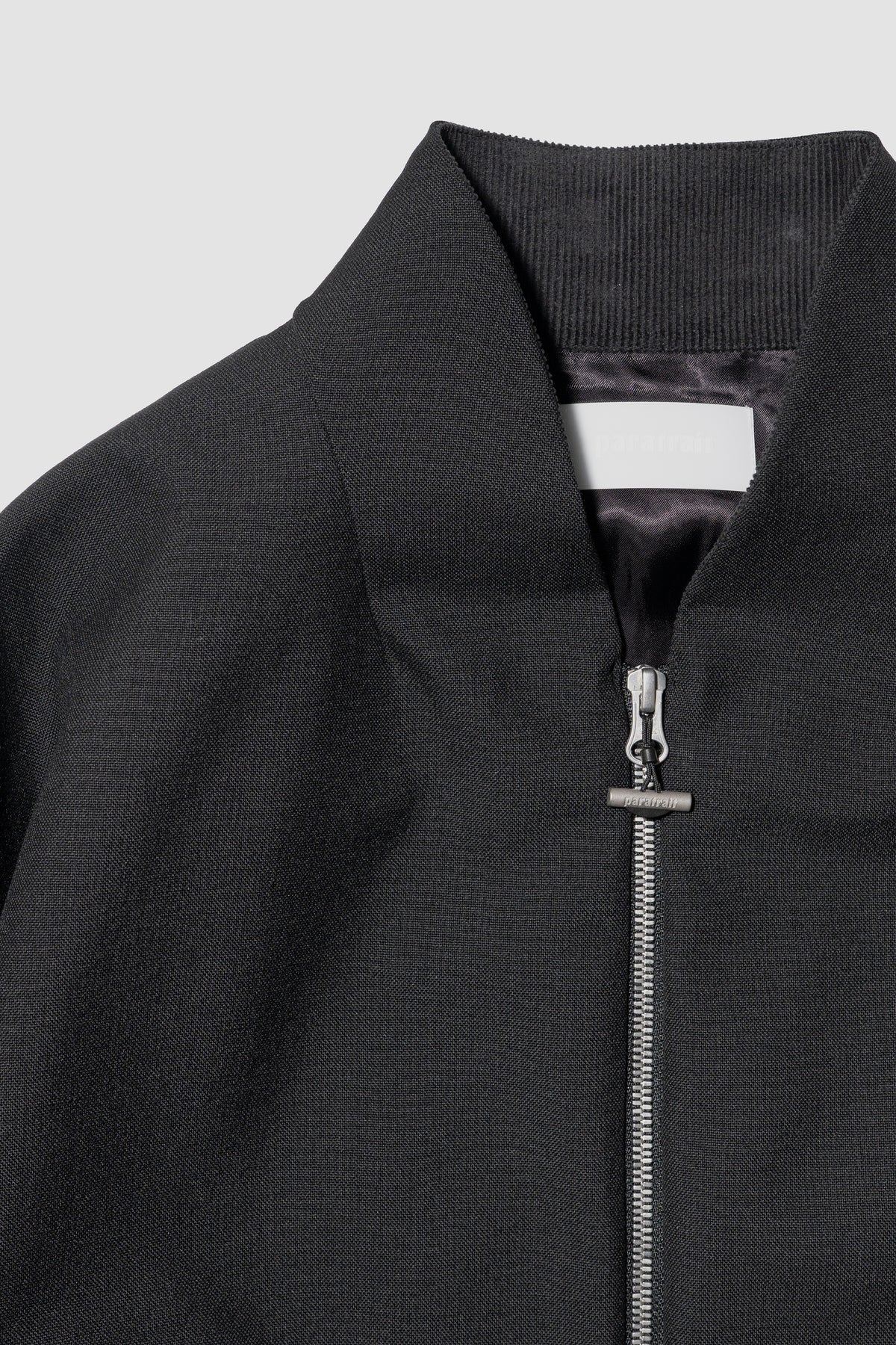paratrait/ WOOL BLOUSON "BLACK"