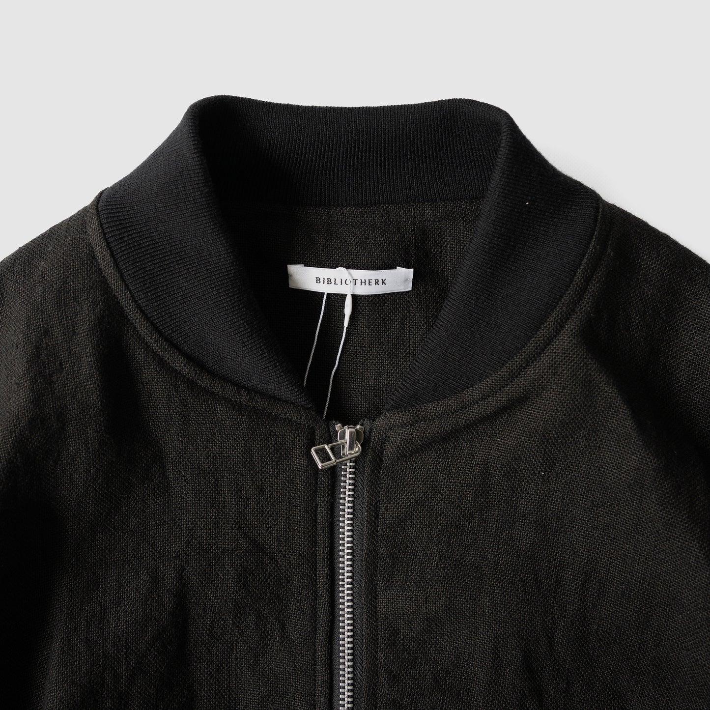 BIBLIOTHERK /  DRAPED MA1 BLOUSON "BLACK"