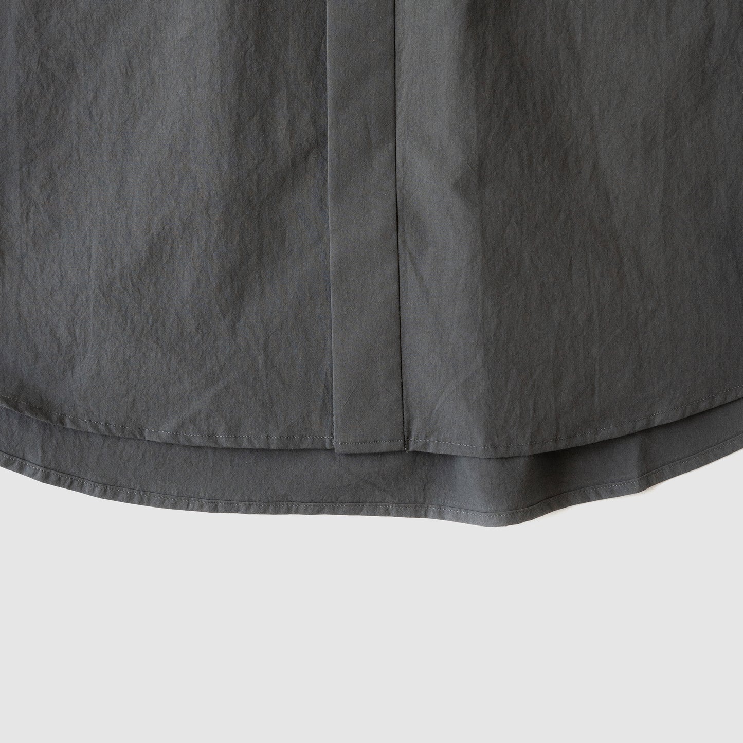 Antwort / COTTON TYPEWRITER FLY FRONT SHIRT "GREY"