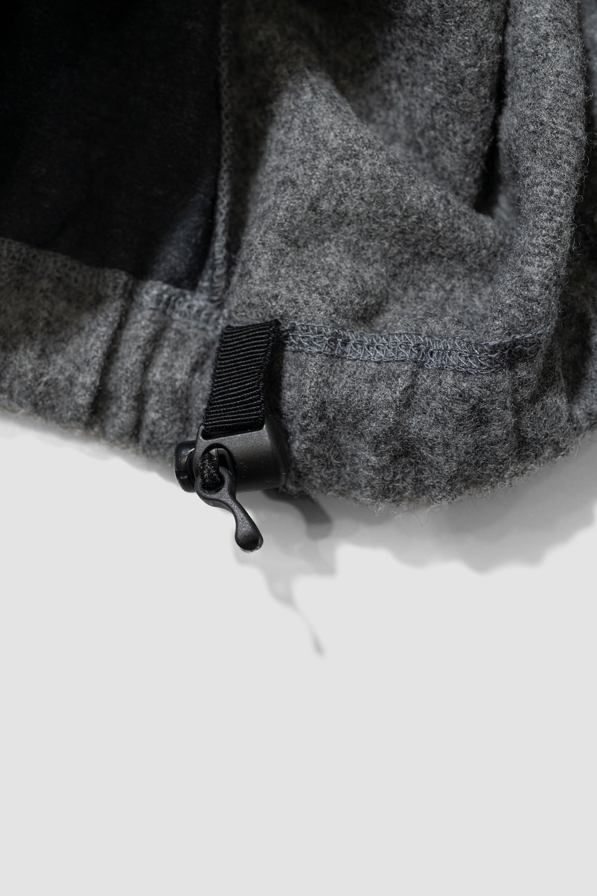 YOKE/ Wool Cashmere Fleece Half Zip Pullover "Gray"