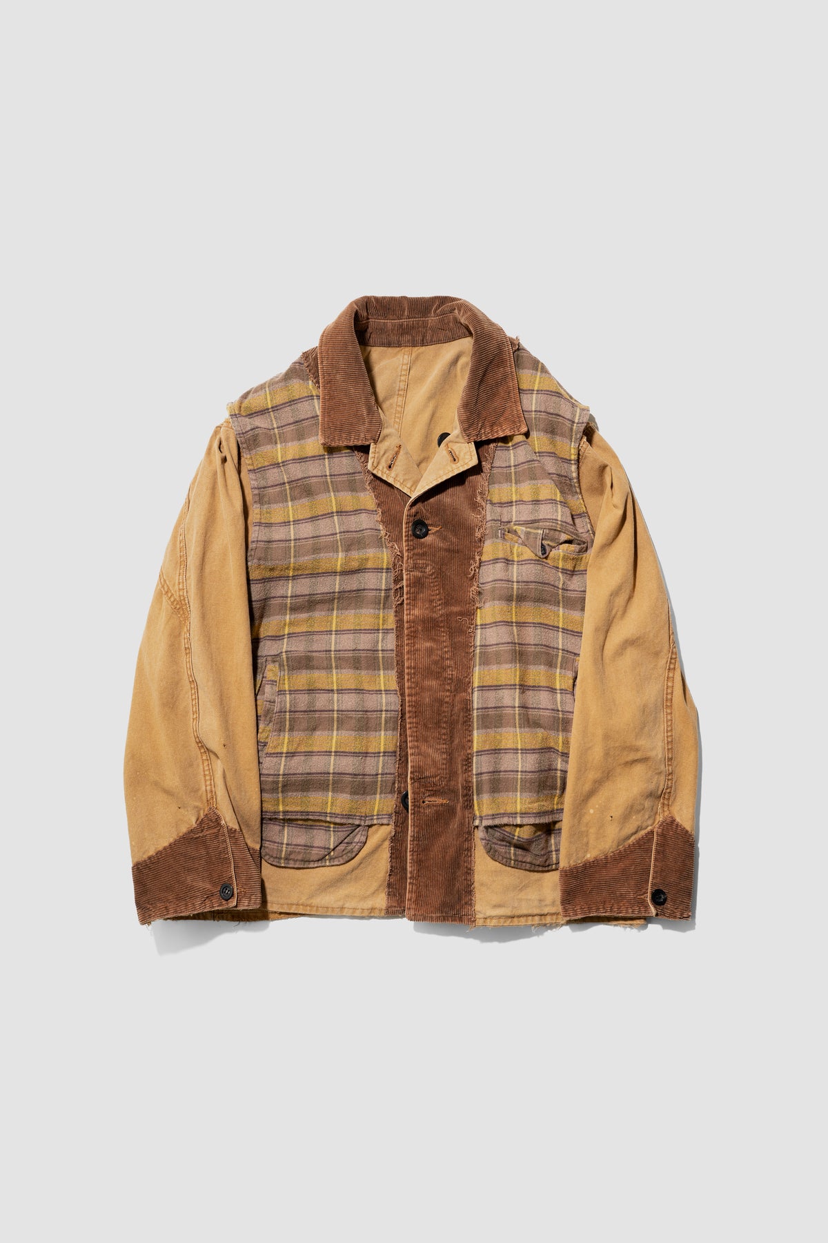 ANCELLM / REVERSIBLE WORK JACKET "CAMEL"