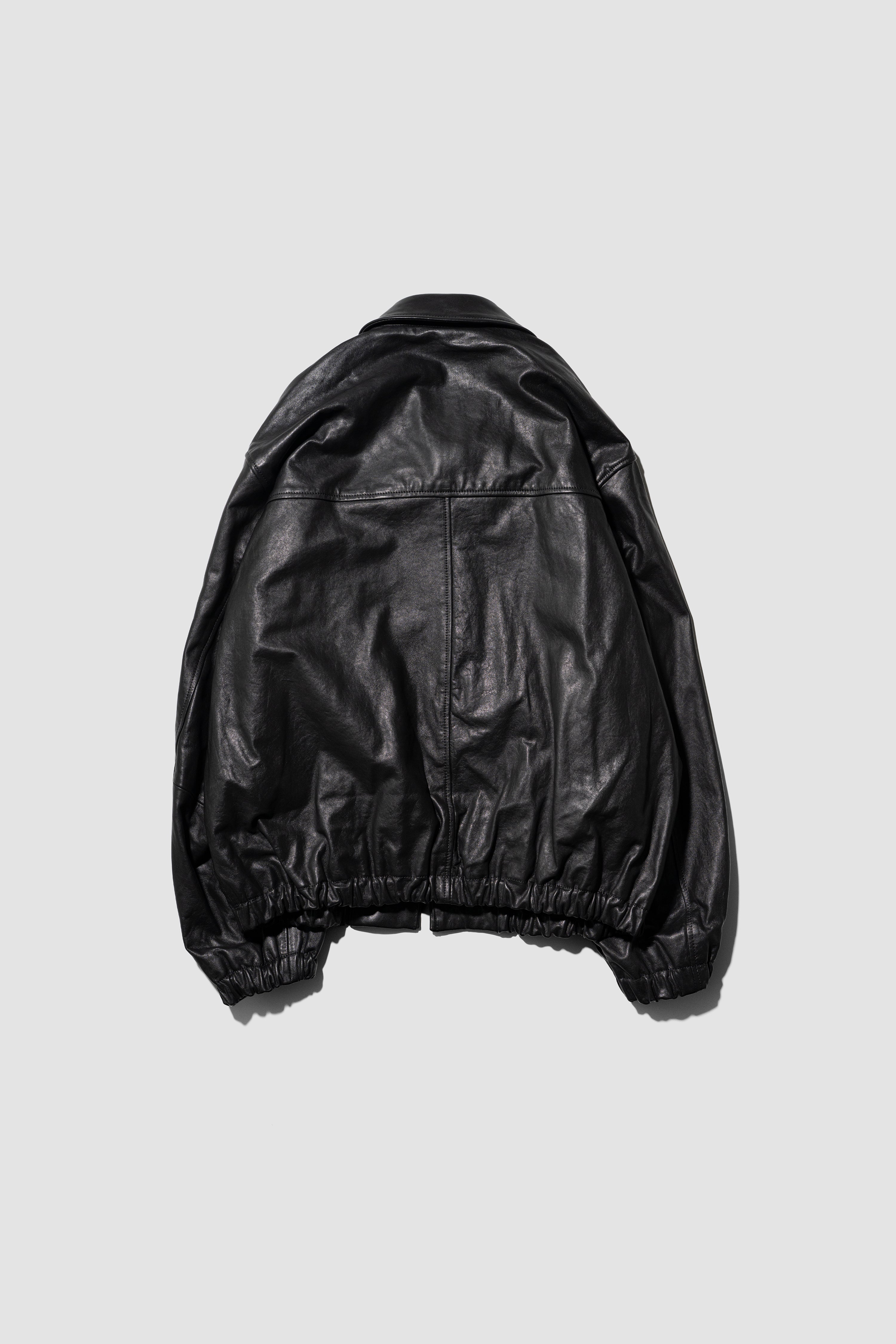 ssstein(シュタイン)/ CALF ZIP SHORT JACKET 