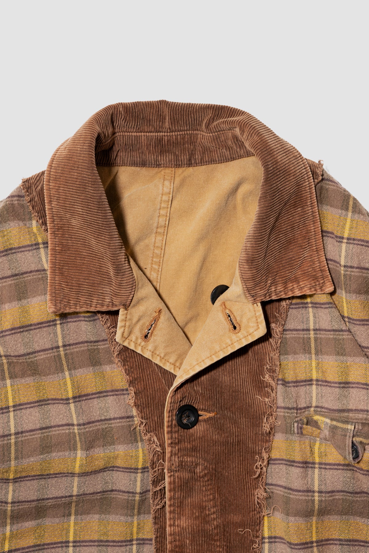 ANCELLM / REVERSIBLE WORK JACKET "CAMEL"