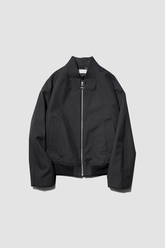 paratrait/ WOOL BLOUSON "BLACK"