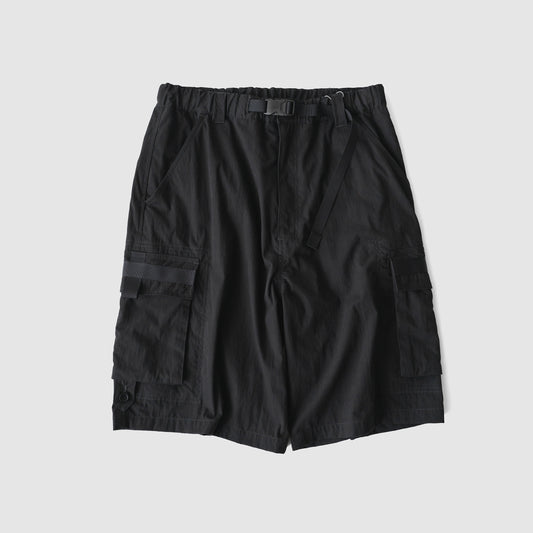 ESSAY/ UTILITY CARGO SHORT PANTS "Black"