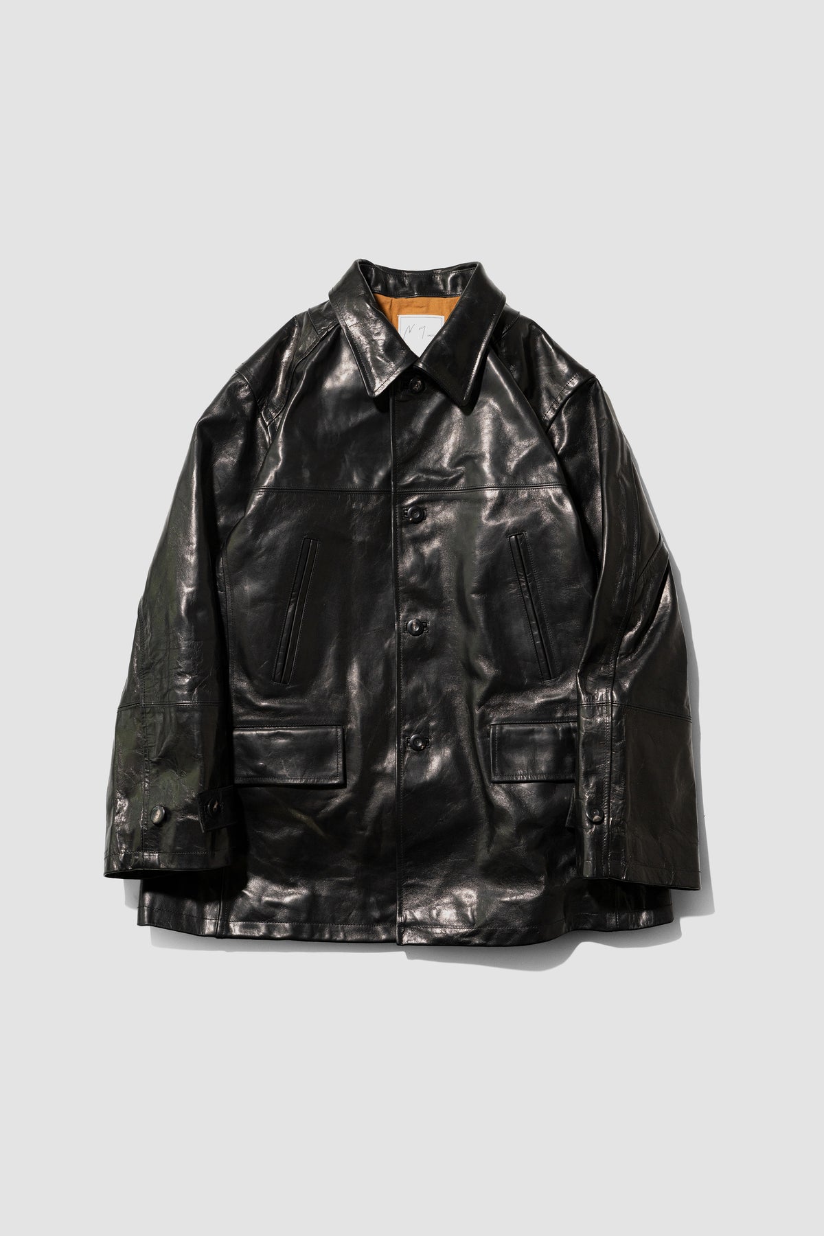 ANCELLM / H.L HALF COAT "BLACK"