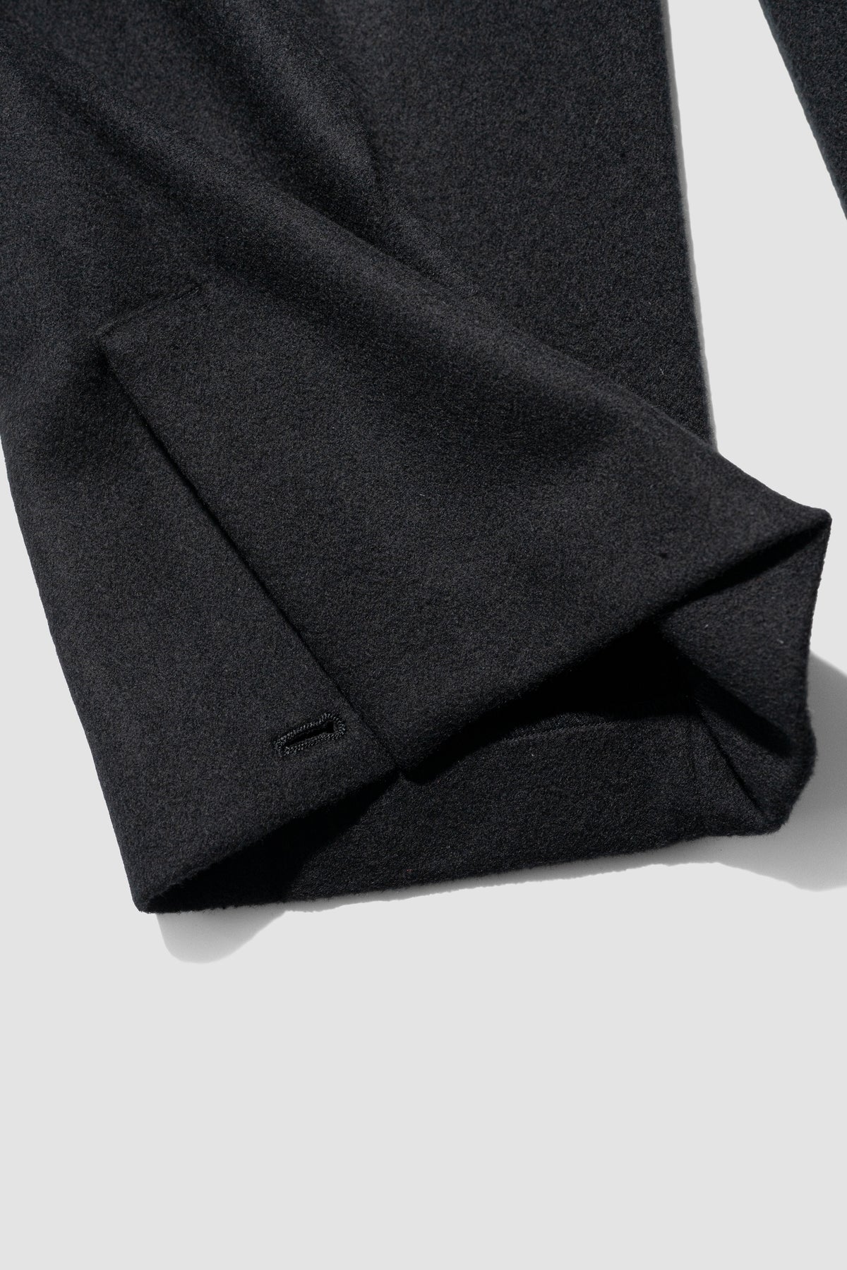 Blanc YM/ Lamds Wool Trousers "BLACK"