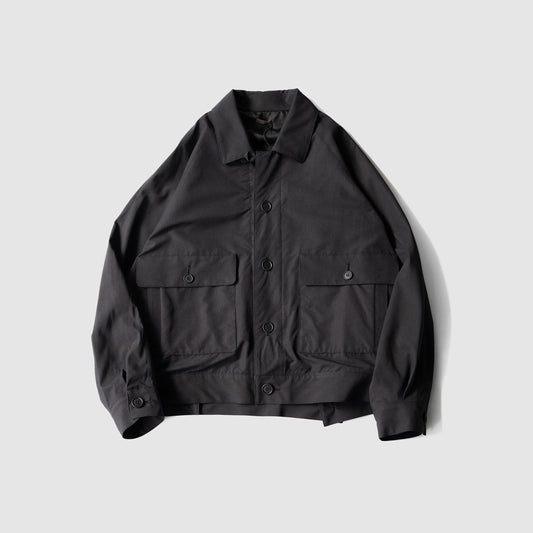 Antwort / SMOOTH TAFTA DOLMAN JACKET "BLACK"