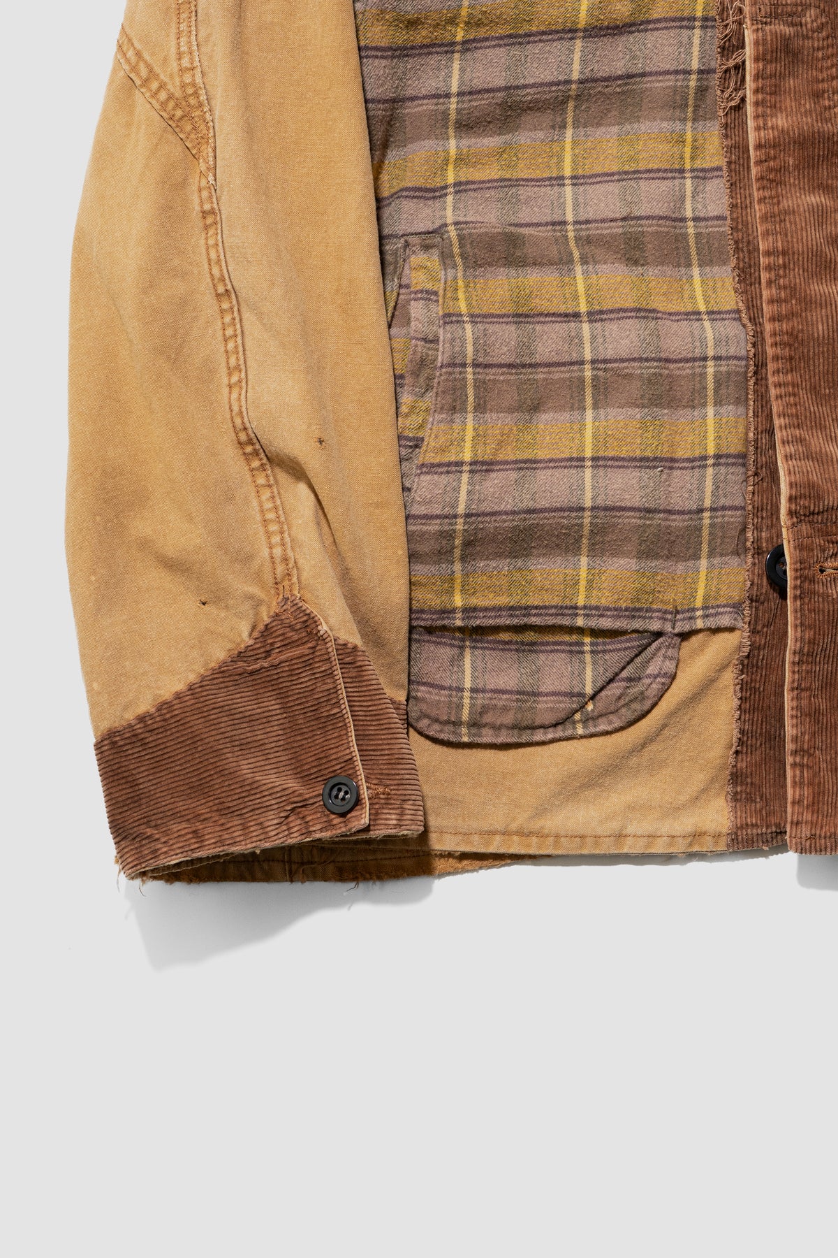 ANCELLM / REVERSIBLE WORK JACKET "CAMEL"