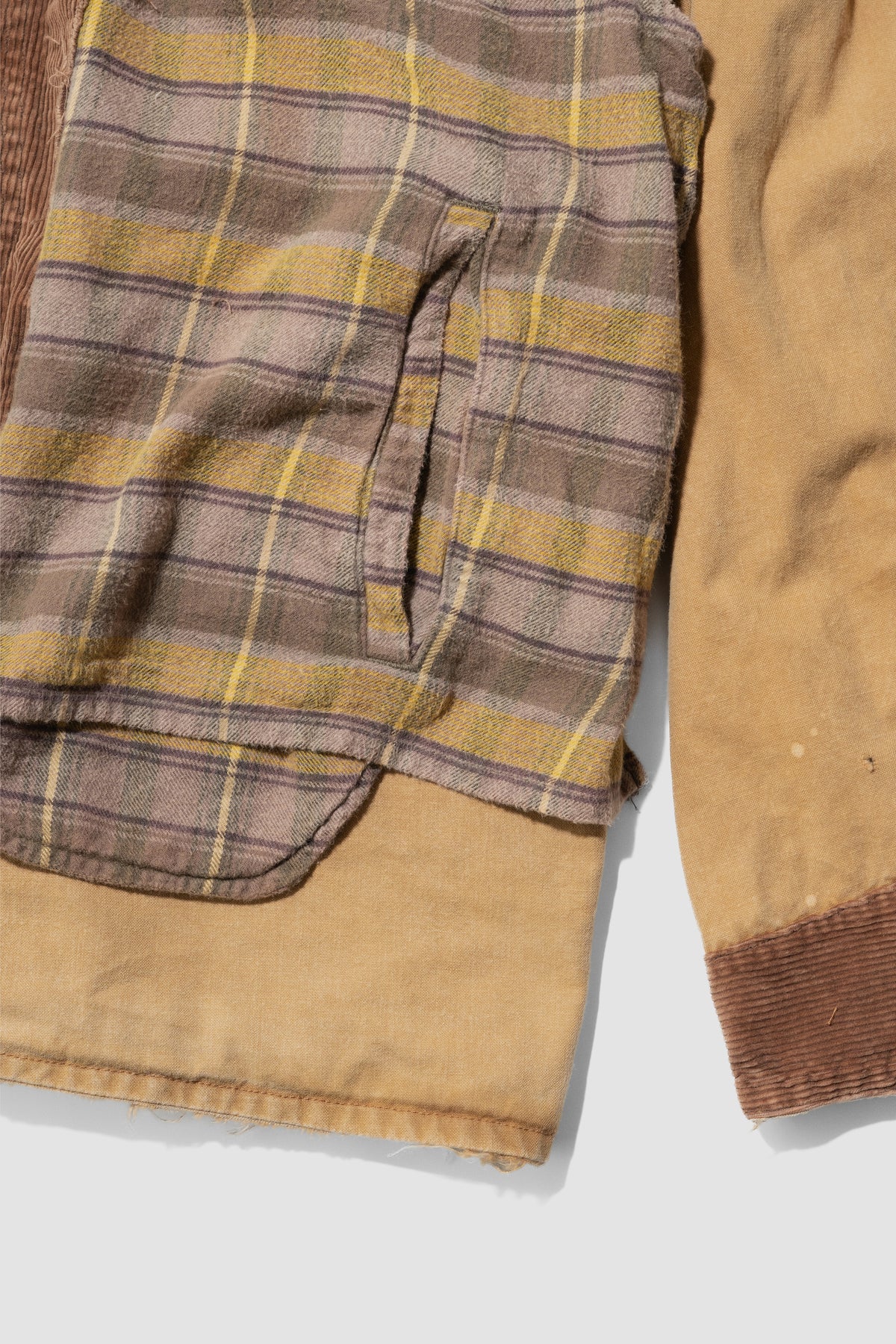 ANCELLM / REVERSIBLE WORK JACKET "CAMEL"