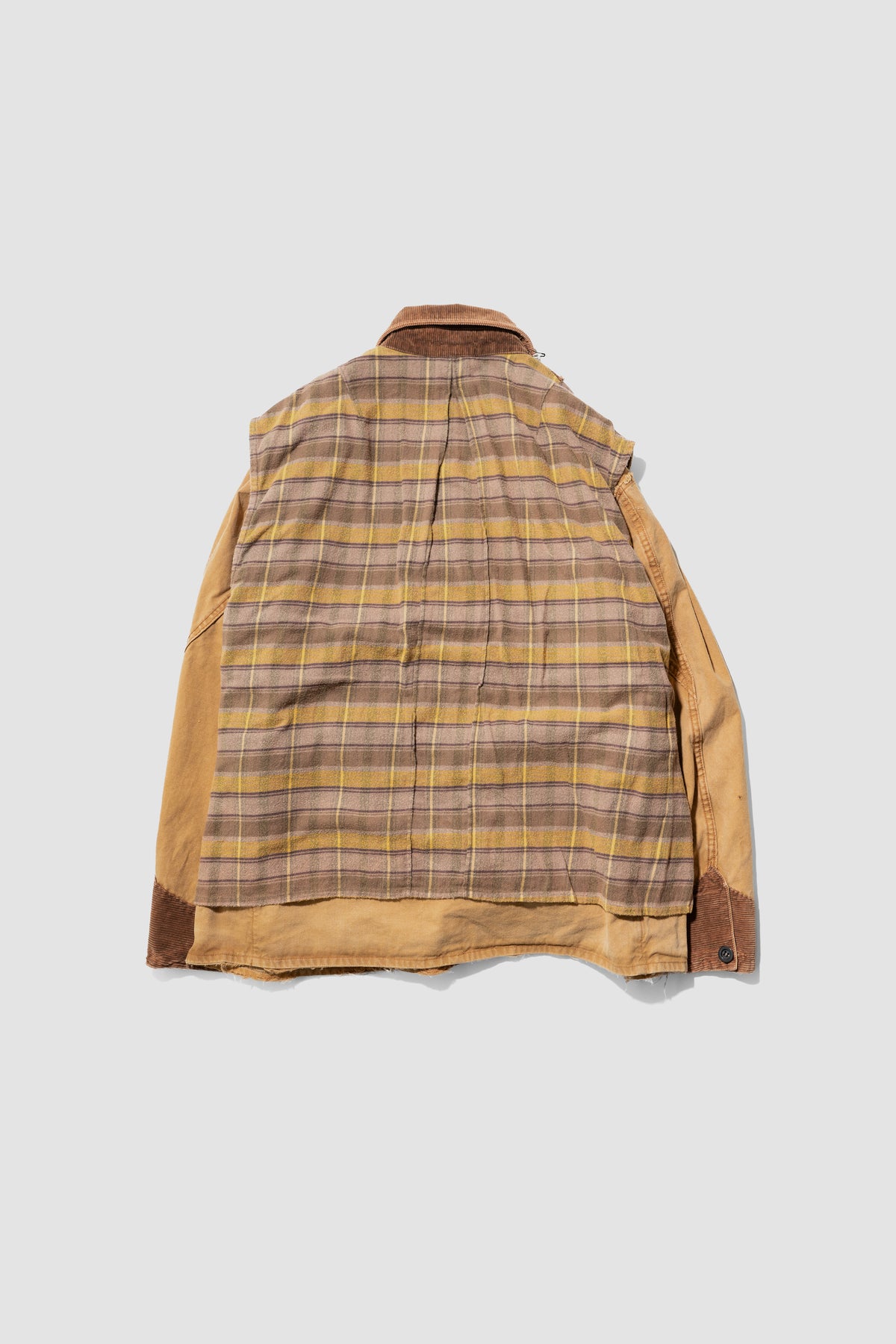 ANCELLM / REVERSIBLE WORK JACKET "CAMEL"