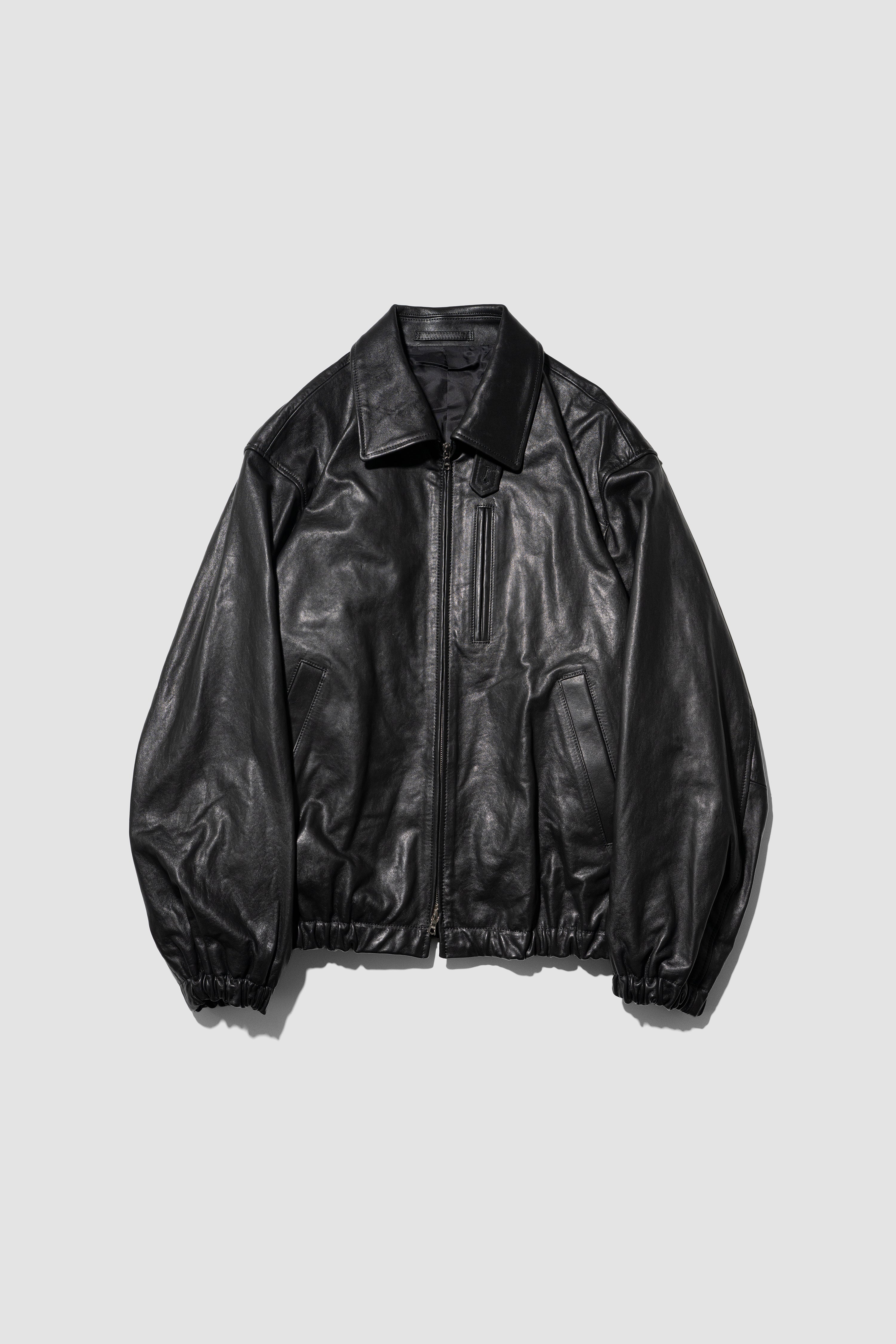 ssstein(シュタイン)/ CALF ZIP SHORT JACKET 