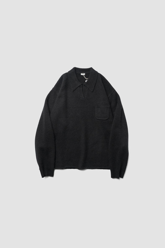 SEEALL/ SKIPPER POLO LS "BLACK"