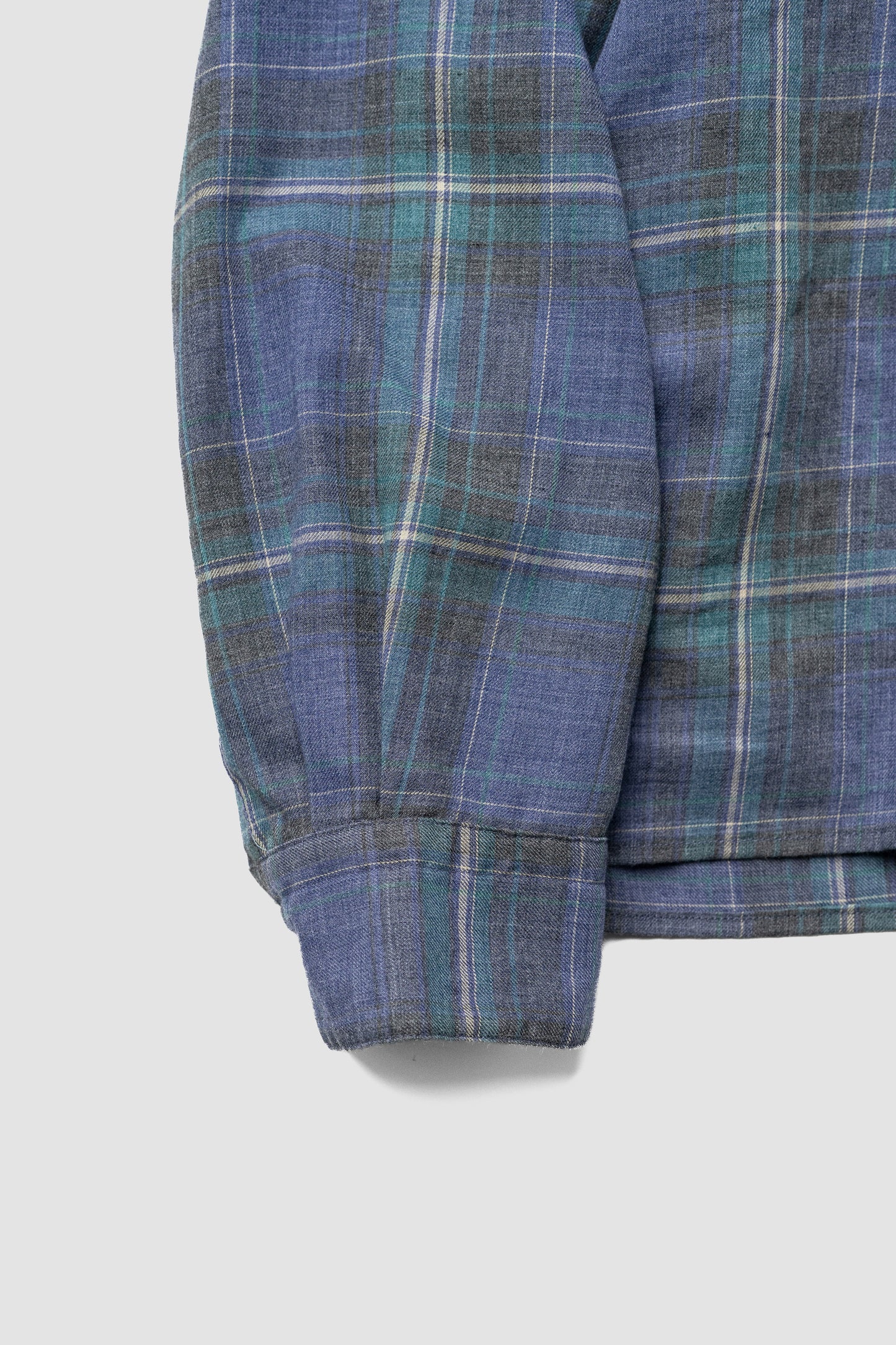 paratrait/ CHECK LS SHIRTS "GREEN"
