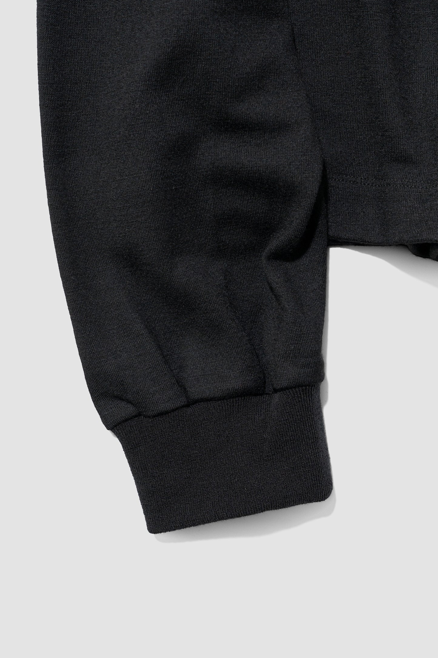 ROTOL/ Wool Wide Long Sleeve Tee "BLACK"