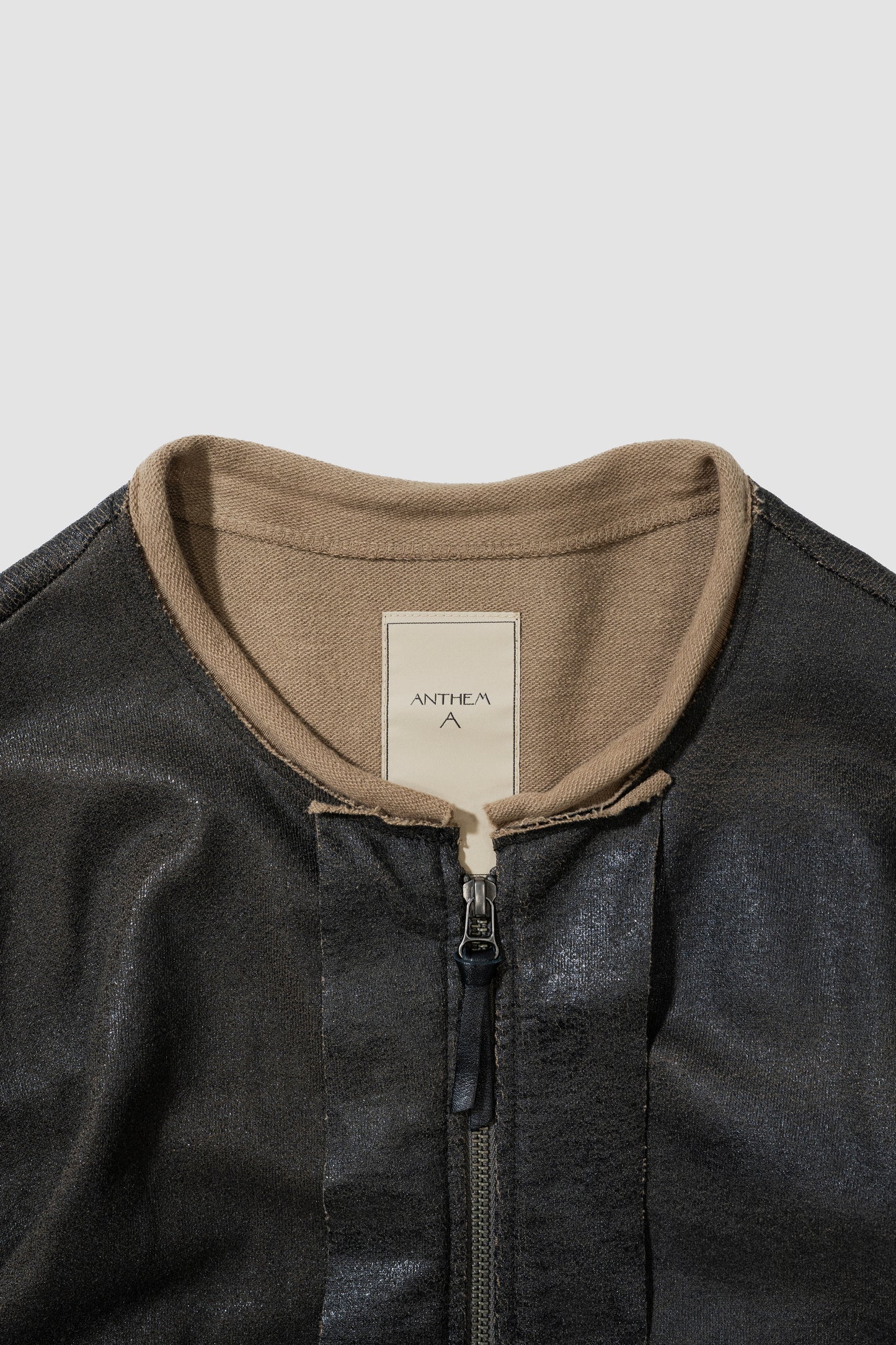 ANTHEM A/ CRACK TERRY MILITARY BLOUSON "Brown"