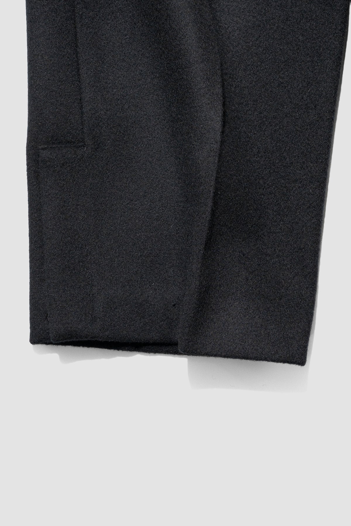 Blanc YM/ Lamds Wool Trousers "BLACK"