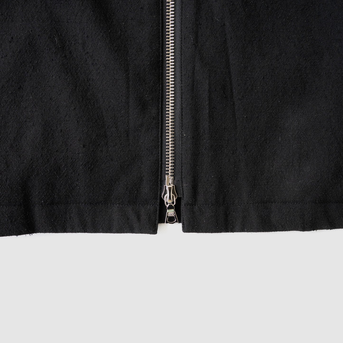 ssstein/ SILK NEP CLOTH DRIZZLER JACKET "BLACK"