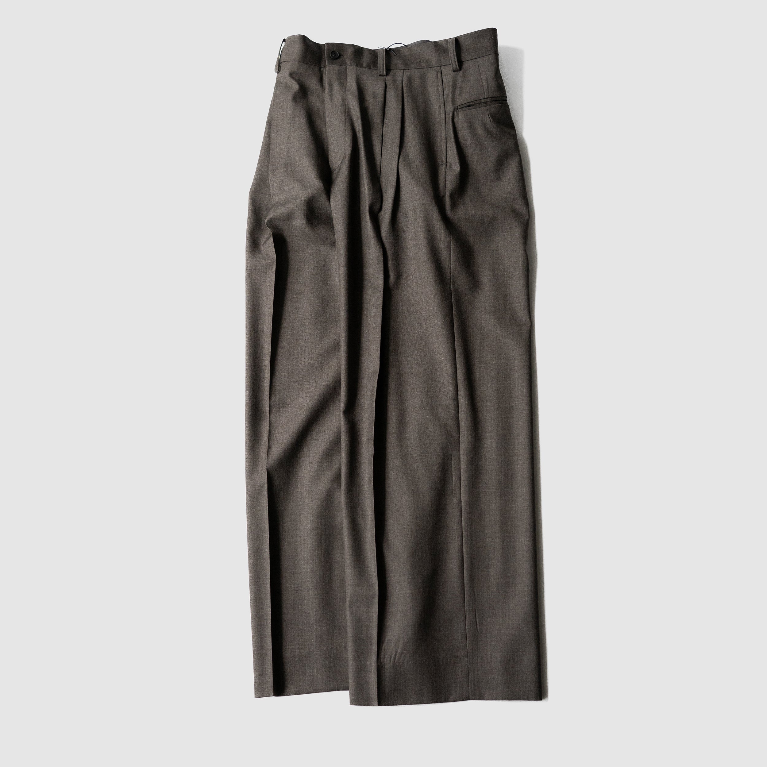 ssstein(シュタイン)/ EXTRA FINE WOOL LONG WIDE TROUSERS 
