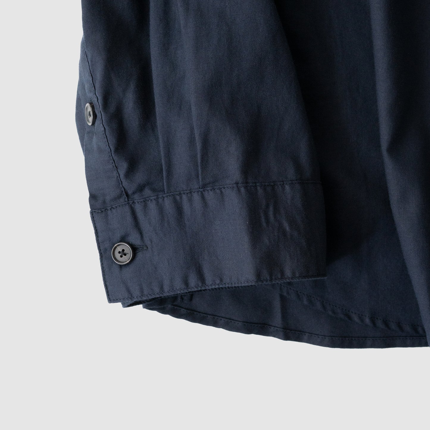 ANCELLM / C/S TAILORED SHIRT "NAVY"