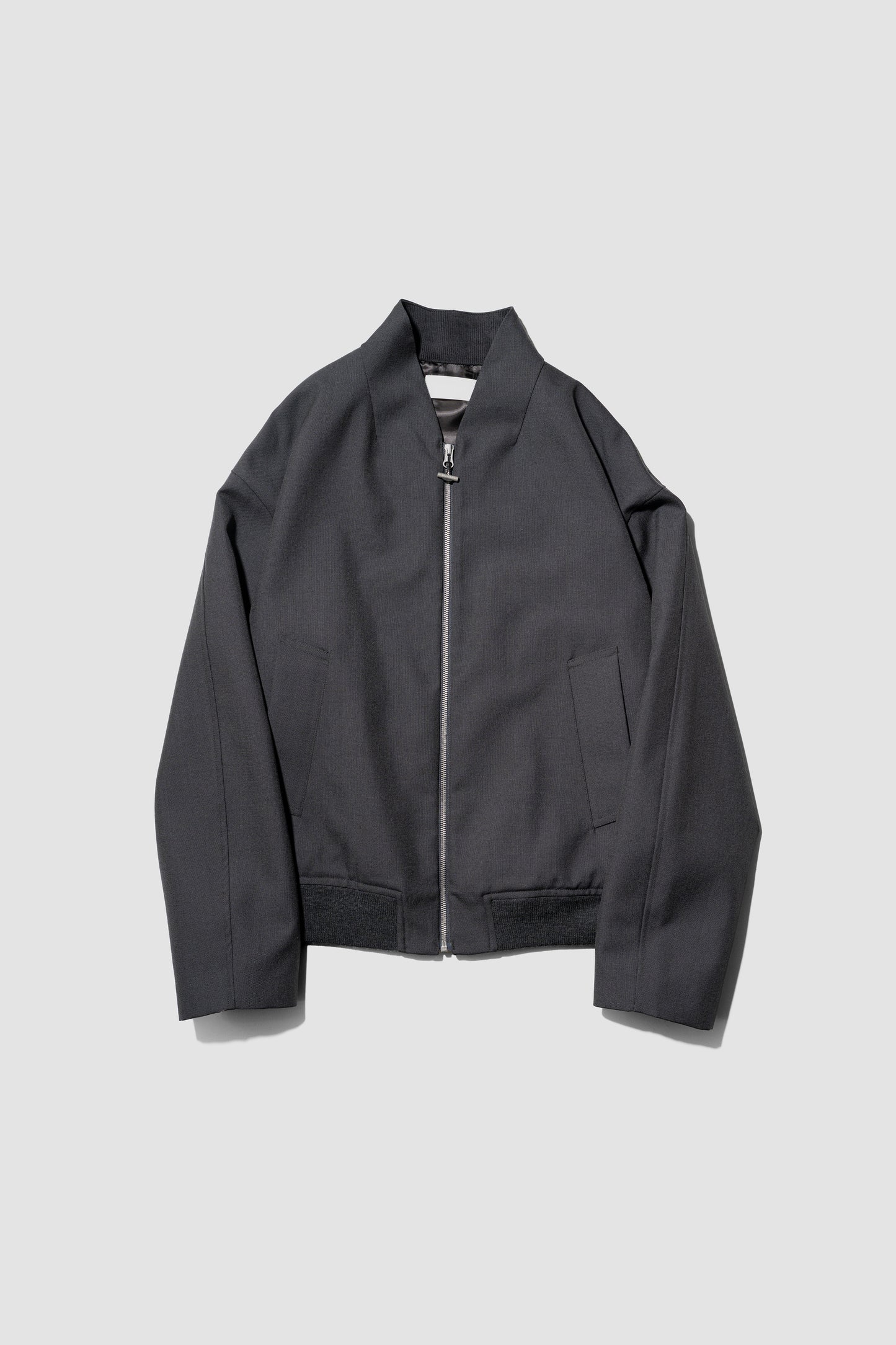 paratrait/ WOOL BLOUSON "GRAY"