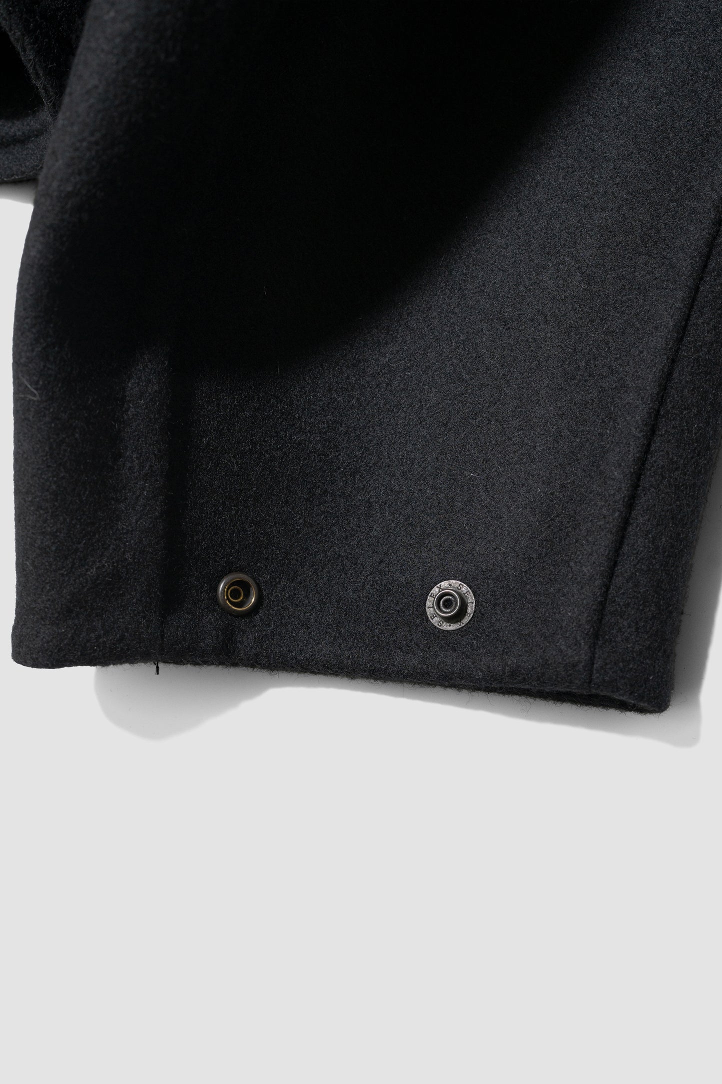 YOKE/ Wool Cashmere Balloon Silhouette Blouson "BLACK"