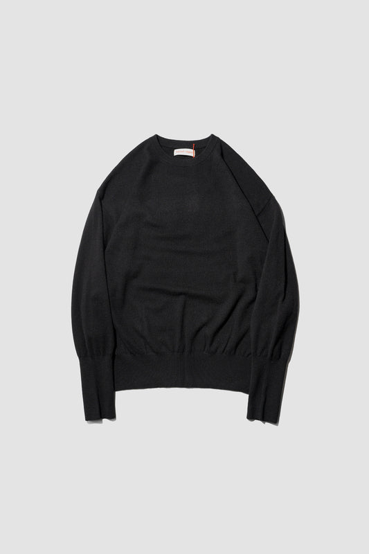 barbell object / ls knit "black"