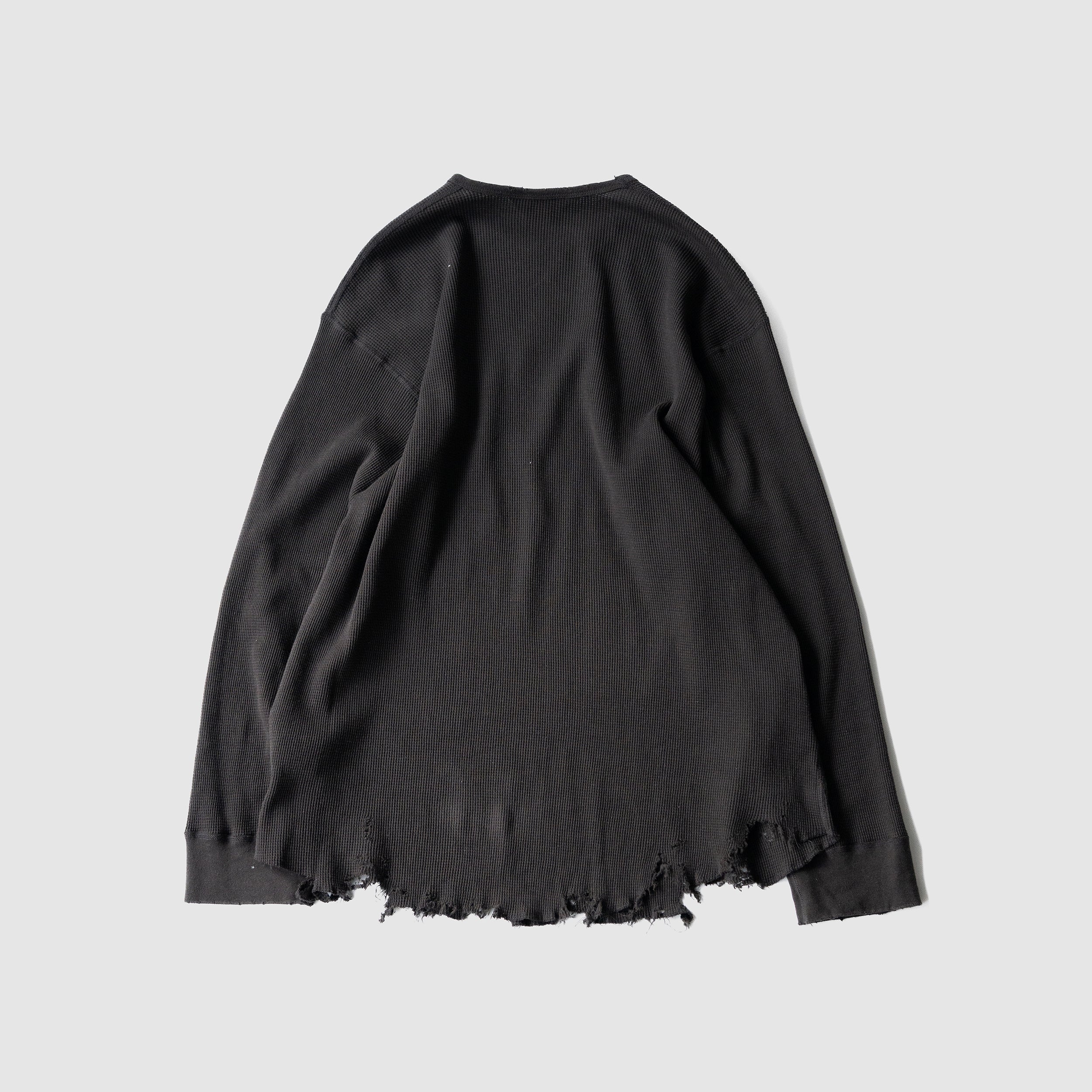 ANCELLM(アンセルム) / DAMAGE WAFFLE CREW LS 