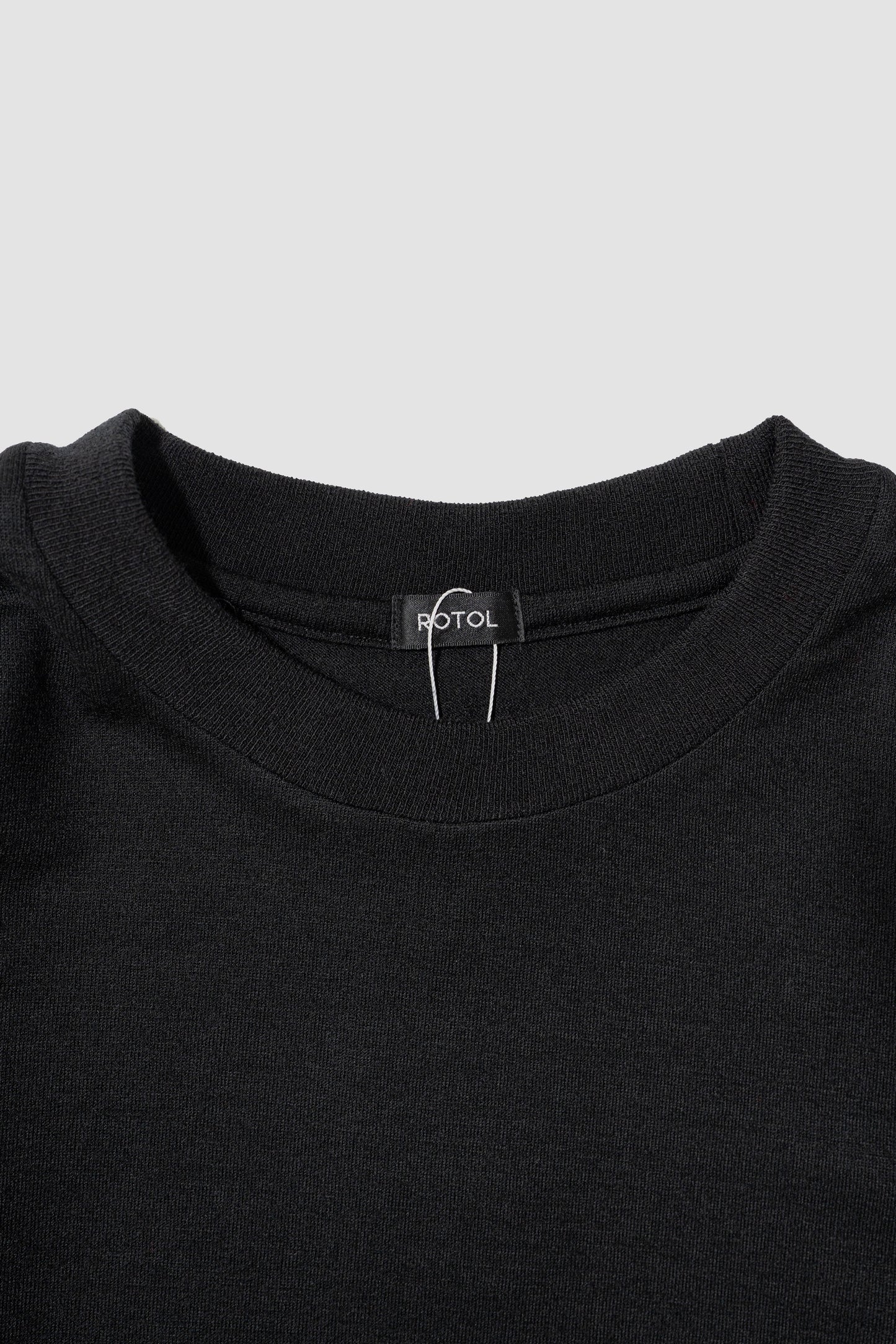 ROTOL/ Wool Wide Long Sleeve Tee "BLACK"