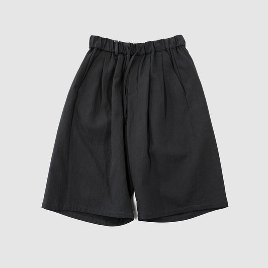 Blanc YM/ Cotton Buggy Half Pants "Black"