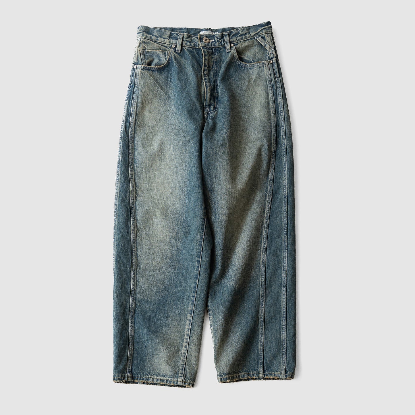 ROTOL/ Triple Seams 6P Denim Wide Damage "IND"