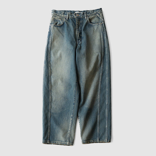 ROTOL/ Triple Seams 6P Denim Wide Damage "IND"