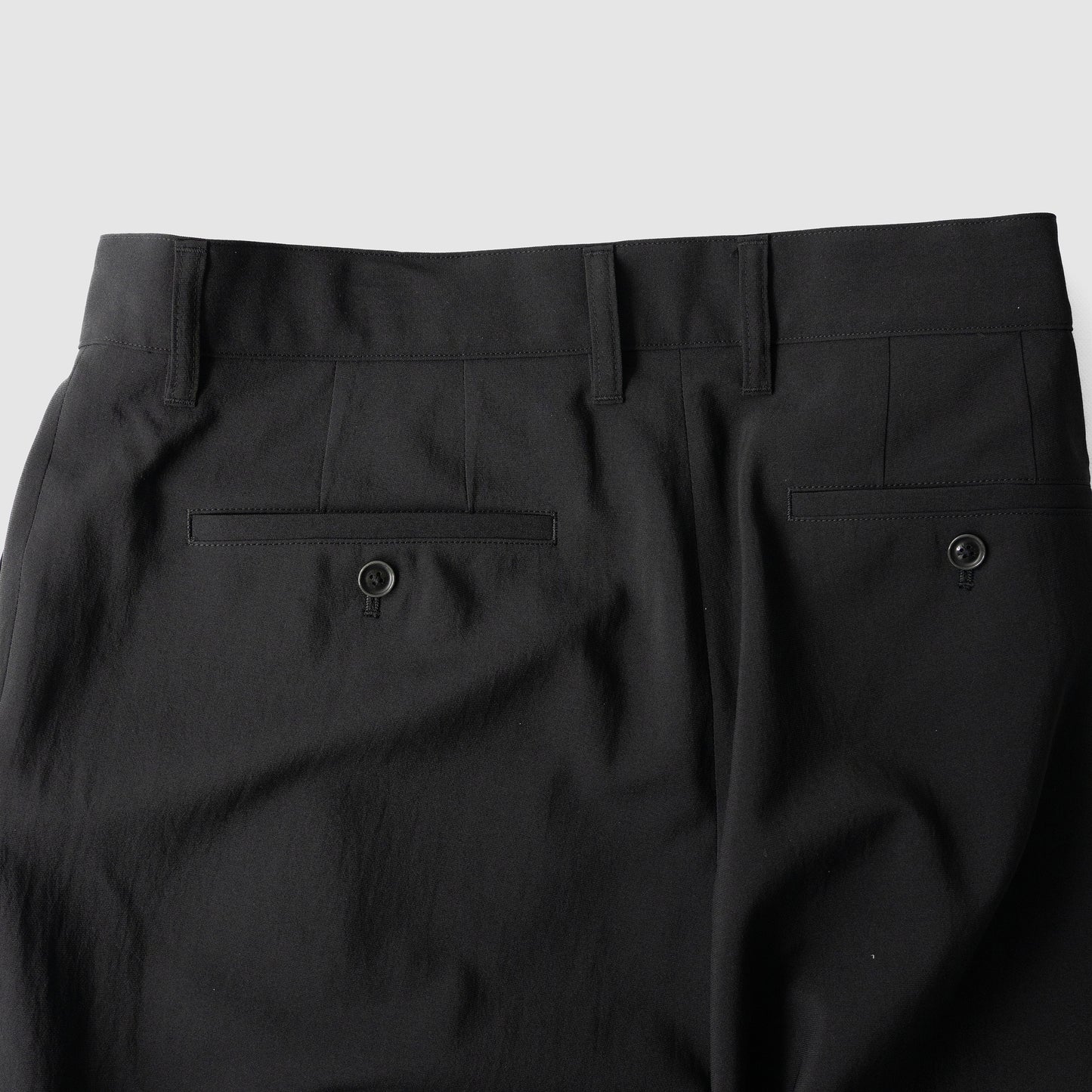 SAYATOMO / 2-Tack Wide Slacks "Black"