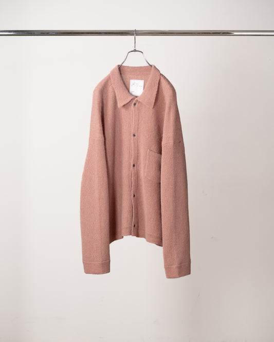 ANCELLM / KNIT SHIRT "PINK"