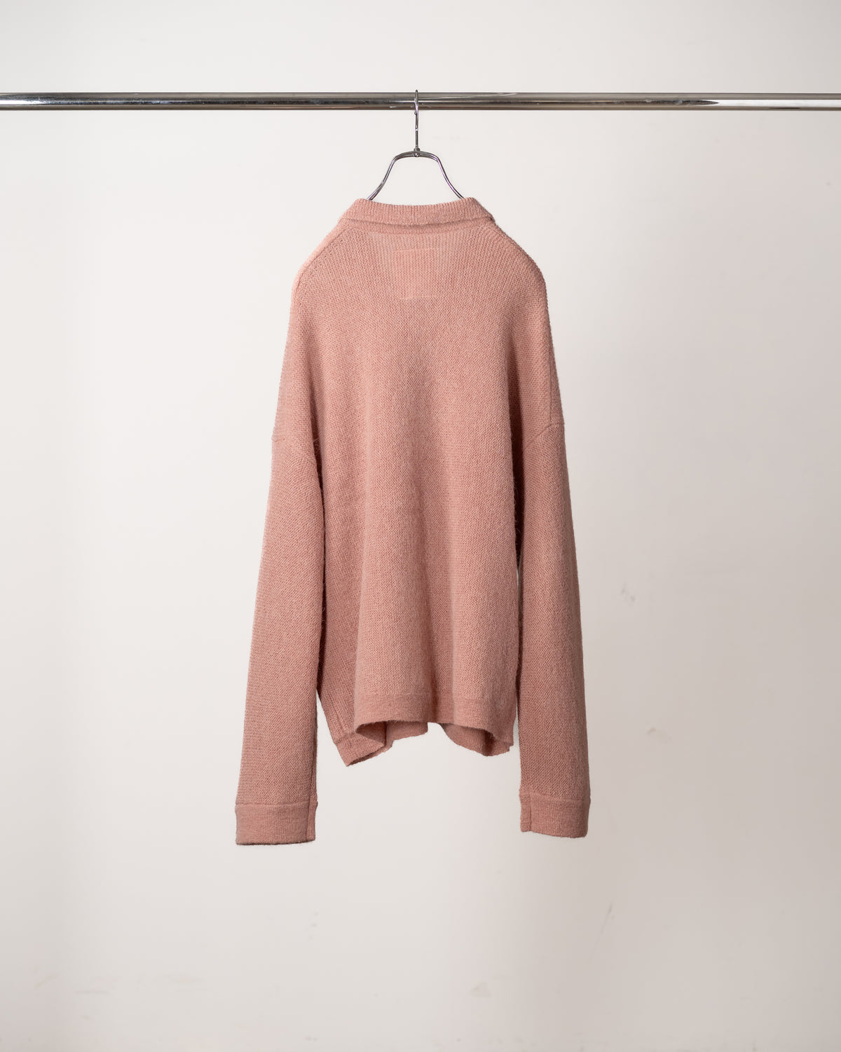ANCELLM / KNIT SHIRT "PINK"