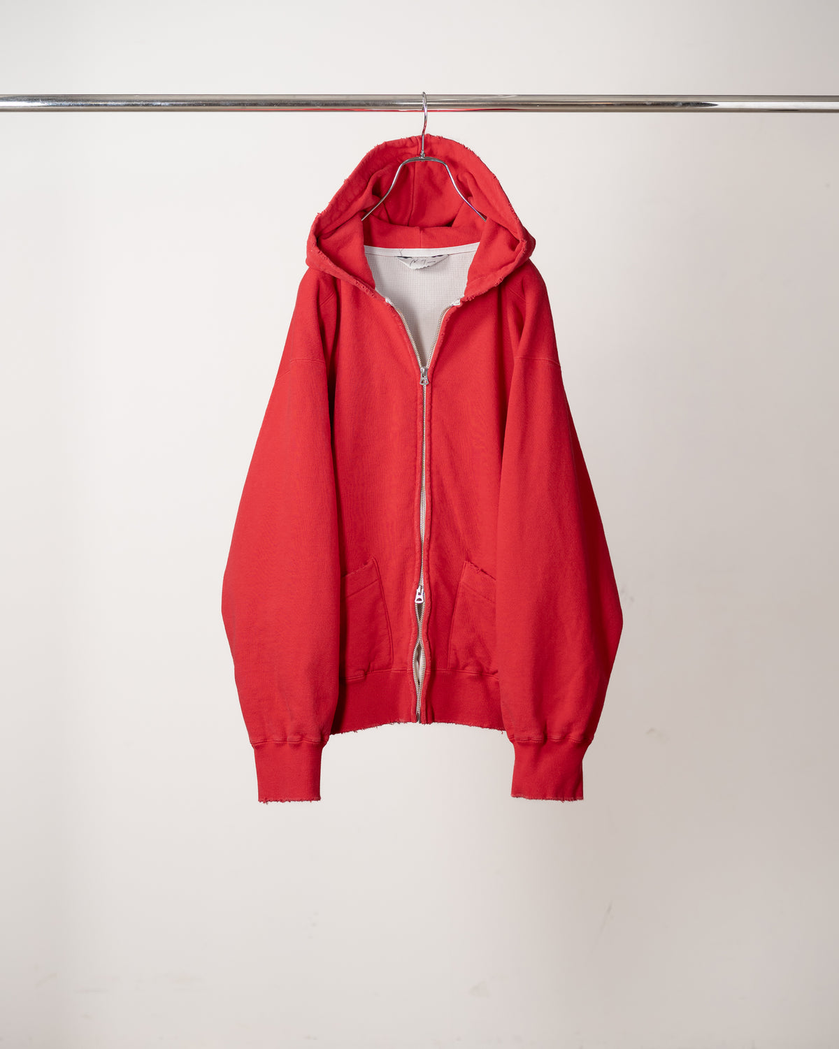 ANCELLM / ZIP UP HOODIE "RED"