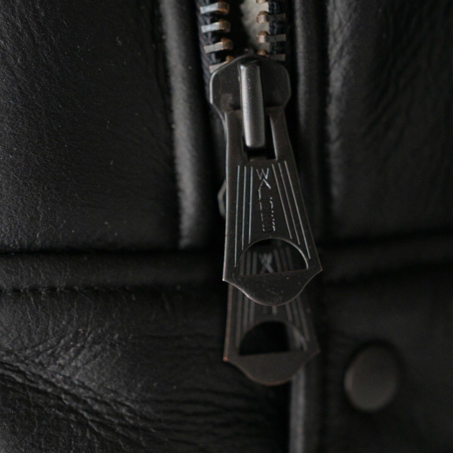 ANCELLM / MOUTON DOUBLE JACKET "WHITE×BLACK"