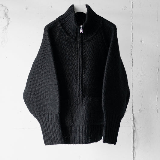 barbell object / hn knit made by KANATA "black"