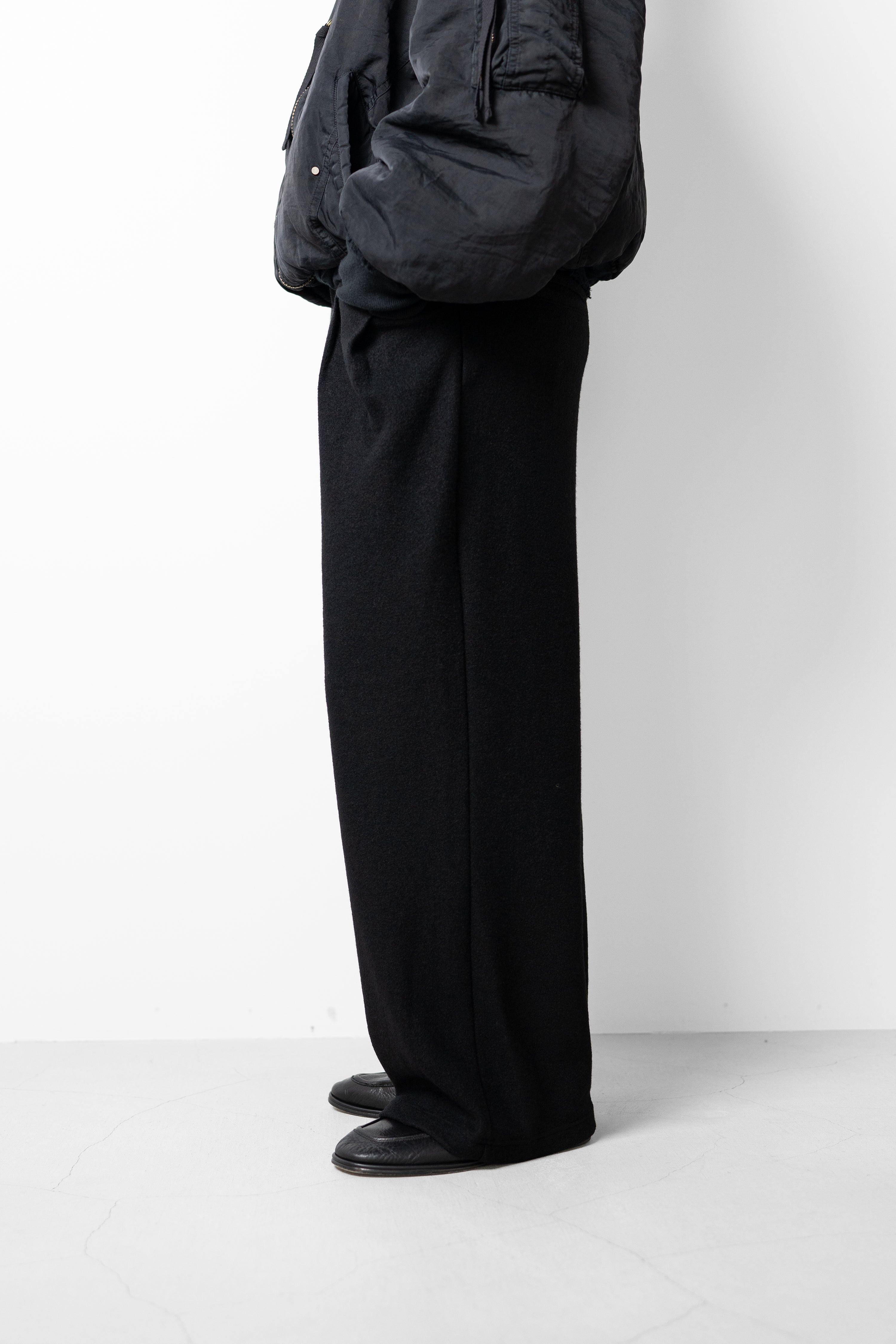 ANCELLM(アンセルム) / WOOL CUT WIDE TUCK SLACKS 