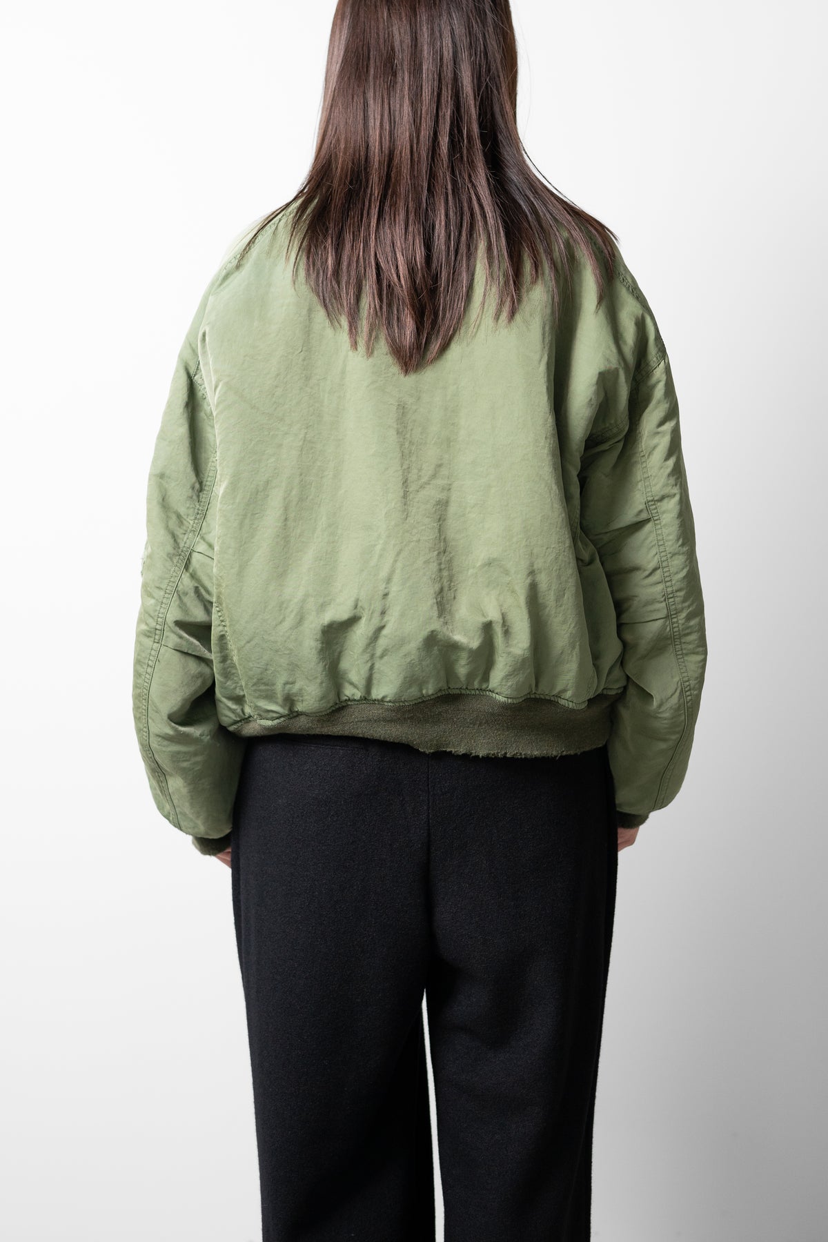 ANCELLM / AGING BOMBER JACKET "KHAKI"