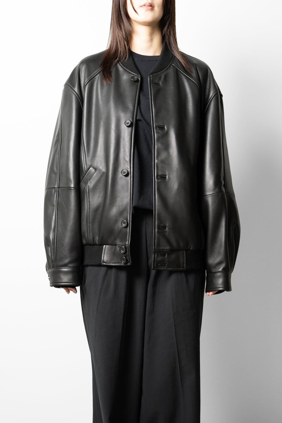 Antwort / LAMBSKIN BLOUSON "BLACK"
